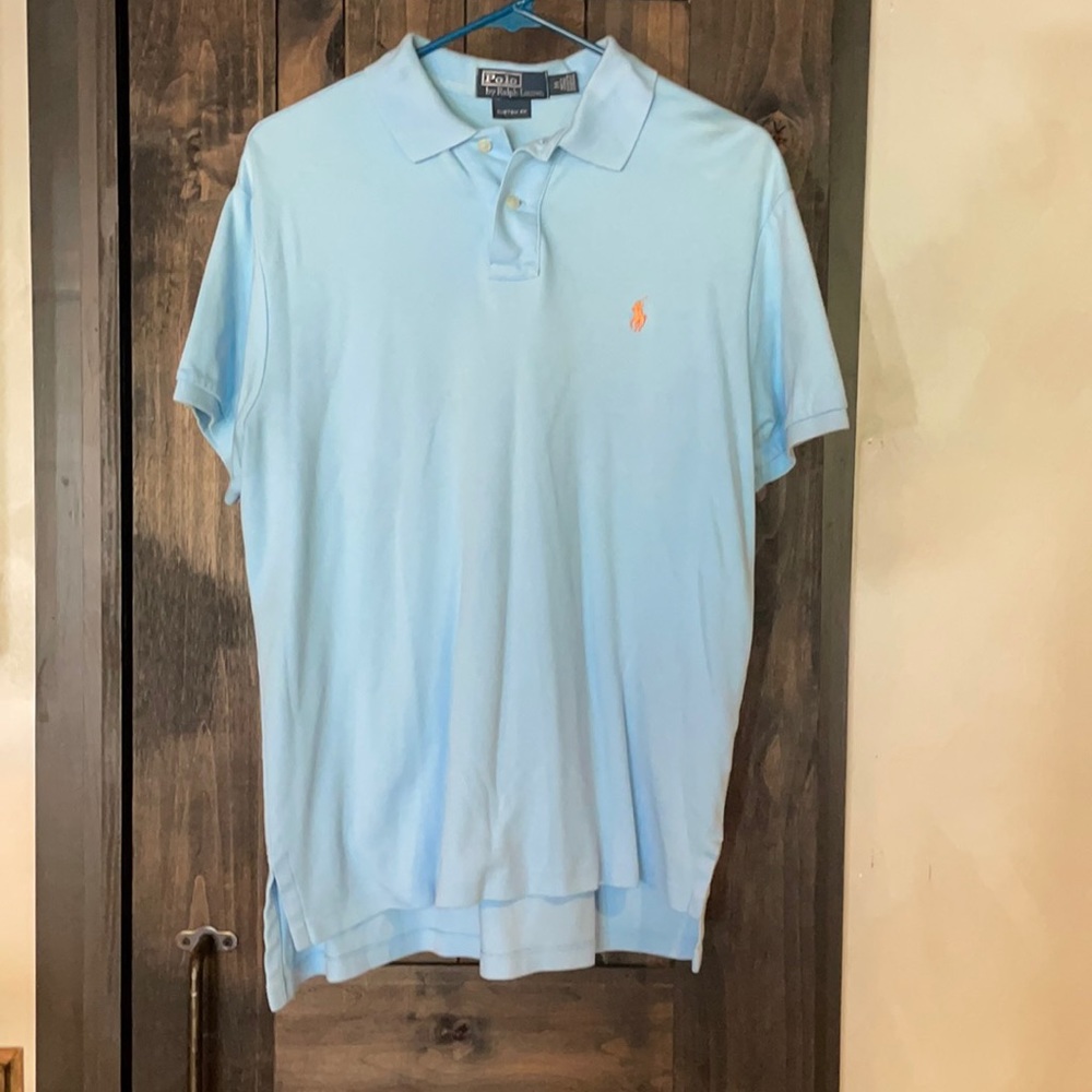 Polo Ralph Lauren Light Blue Medium Custom Fit s/s